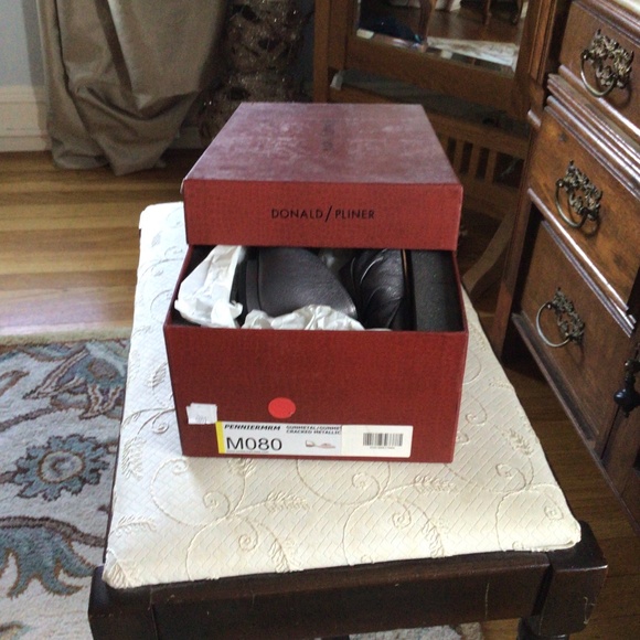 3xHP💝Donald J.Pliner Pennie Gunmetal Flats - Picture 6 of 9